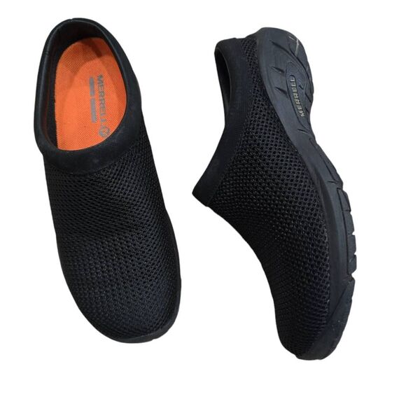 Merrell Shoes - Merrell Encore Breeze 3 Women's 8.5 Black Mesh Slip On Low Comfort Shoes J598434